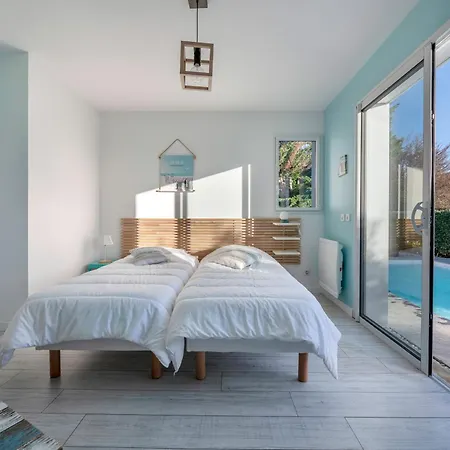 Sejour Confort Avec Piscine - 6 Adultes, 4 Enfants Tatil Evi